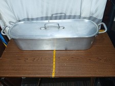 Vintage Full Salmon Fish Poacher Pan 27 Tournus Unis Made In France Professional