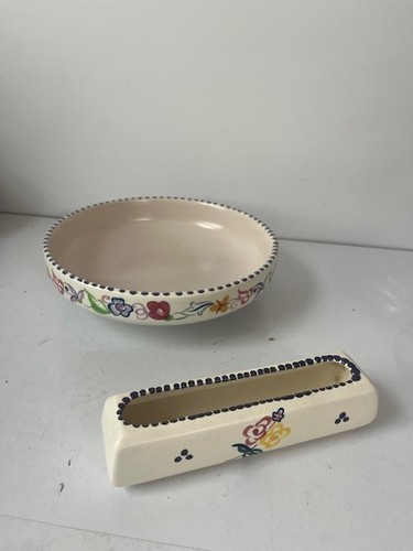 Poole pottery floral posy hand - pottery,