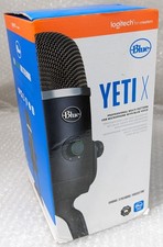 Blue Yeti X Professional Condenser USB Microphone with Multifunction Smart Knob.