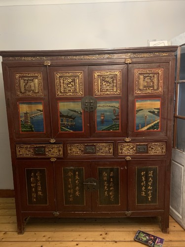 Very large hand painted - large,