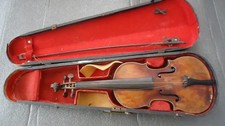 Antique Antonius Stradivarious Full Size Violin. Spares Or Repair.