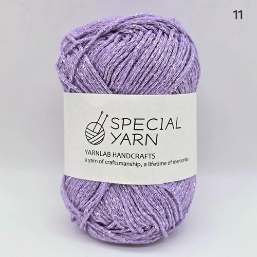 Silver metallic cotton - cotton, yarn