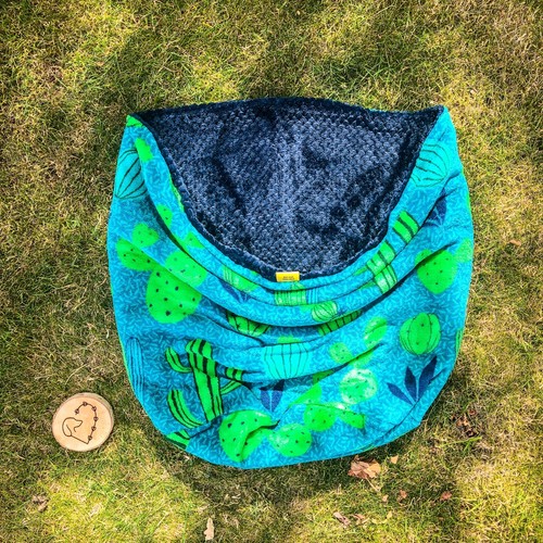 Reversible fleece snuggle sack - fleece,