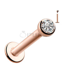 PAIR Prong Diamond Cut Silver Gold Ear Helix Tragus Lip Stud Cartilage Earrings