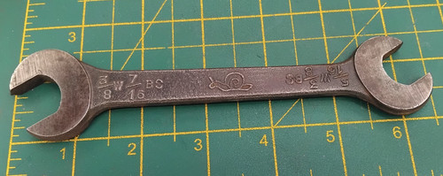Vintage snail brand - snail, spanner