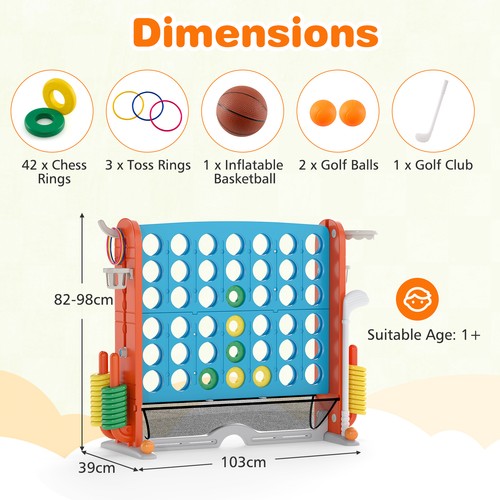 Connect giant board - 4-in-1,
