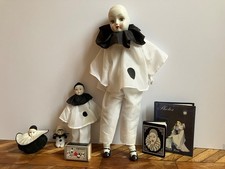 Vintage Pierrot Clown Doll