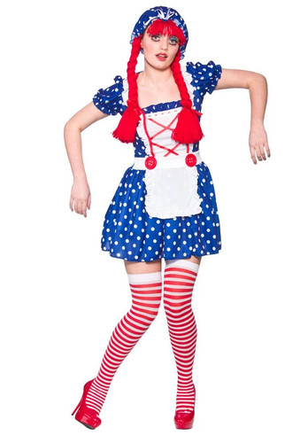 Adult cute rag doll costume - rag,