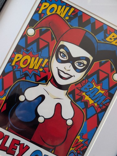 Mounted pop art - mounted, print