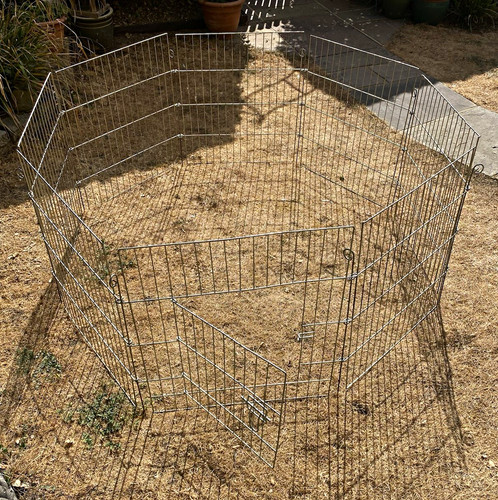 Metal wire outdoor dog - metal,