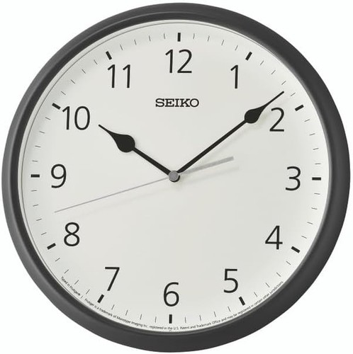 Seiko wall clock - with, white