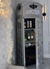Telephone box drinks cabinet - telephone,