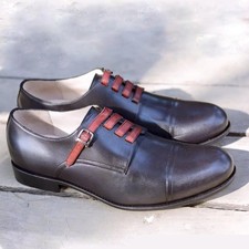 Black Derby Genuine Leather