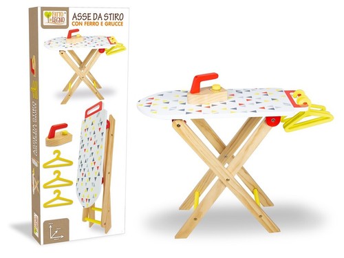 Wooden toy ironing board play - toy,