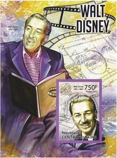 Walt Disney set of 4 imperforated 2013 MNH stamp sheetlets - see pictures