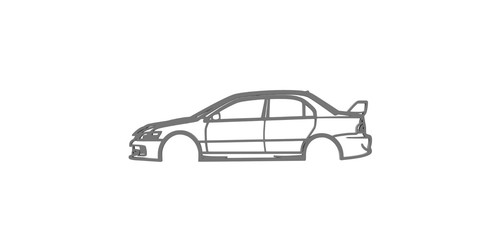 Mitsubishi evo car - mitsubishi,