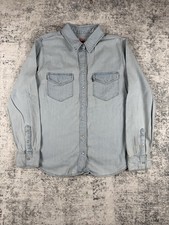 Levis Denim Shirt Mens Medium