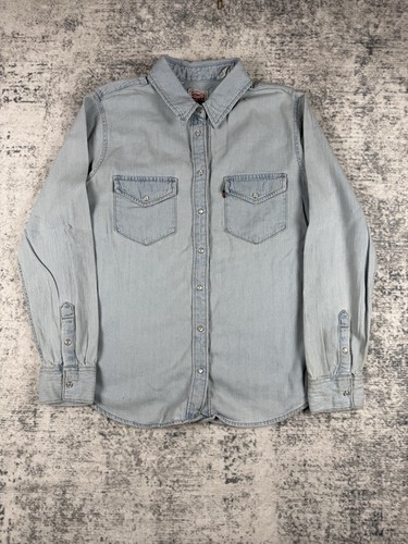 Levis denim shirt mens medium - levis,