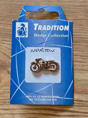 Norton motorcycle enamel - enamel, pin