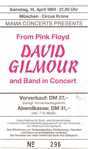 David gilmour in - gilmour,