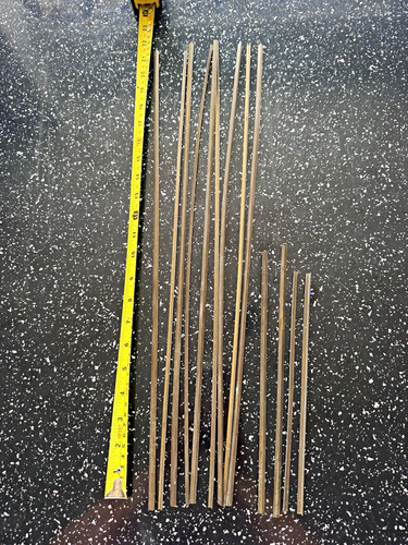 Vintage brass angle - brass, section