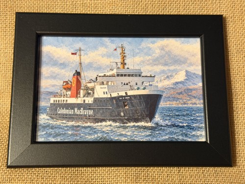 6x4 framed watercolour - framed,