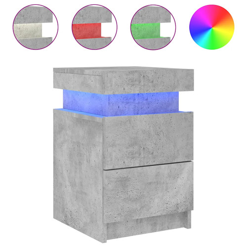 Bedside cabinet with led - with,