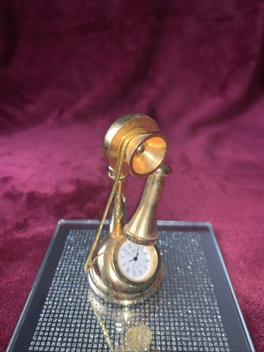 Widdop miniature desk clock - miniature,