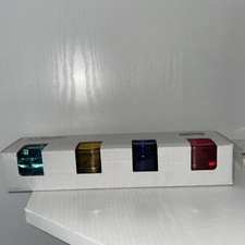 Ikea x 4 Adelhet Stina Lanneskog Design Glass Candle Holders for Taper & Votives