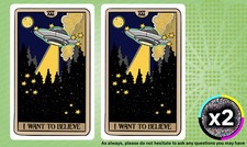 x2 I WANT TO BELIEVE XFILES