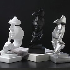 Abstract Face Statue Figure