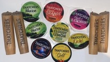 THATCHERS BRANDING Badges, Handles, Pub, Bar, Ale, Mancave, Beer Pump Font Lager
