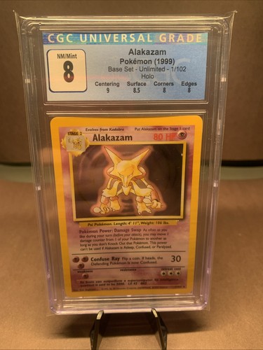 Pokemon tcg cgc - 8, nm/mint