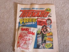 Tornado  Comic  # 3, April 7th 1979  + Free Gift ( Spud Gun Sealed) FN/VF