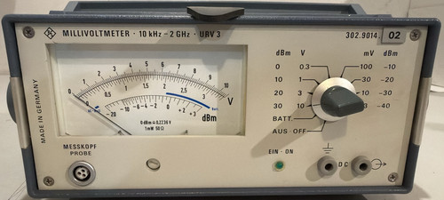 Rohde schwarz urv3 - rohde, hf
