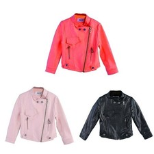 Girls Casual Leather Jacket PU