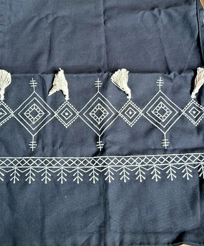 Cushion cover black bohemian - cover,