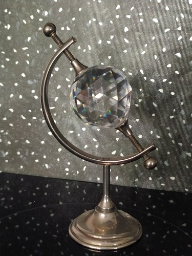 Crystal faceted glass - glass, ball