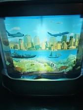 Vintage Fish Lamp CityScape