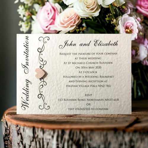 Wedding invitations evening - 25,