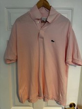 LACOSTE MENS PINK POLO SHIRT