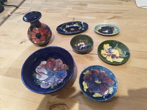 Moorcroft pottery joblot - moorcroft,