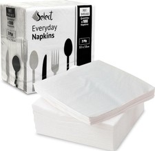Select White Paper Napkins -