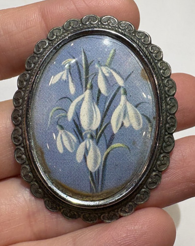 Vintage tlm blue white - vintage, snow