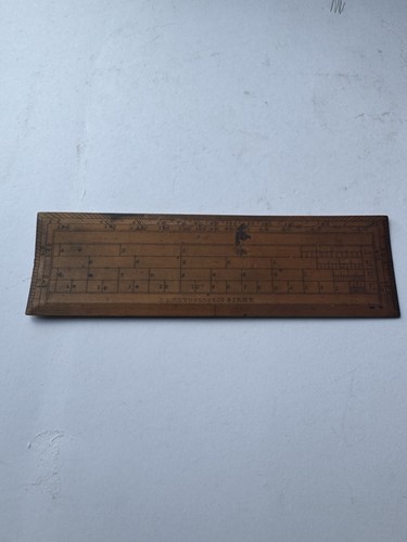 Antique ruler boxwood scale - ruler,