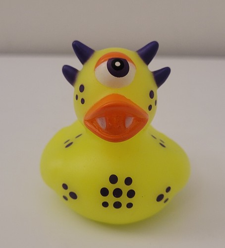 Yellow cyclops duck - cyclops,