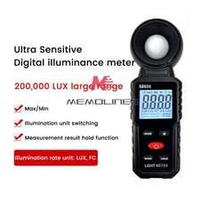 S8608 LCD Light Meter Digital