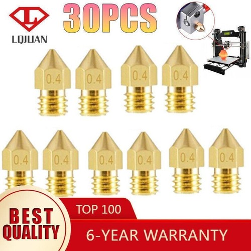 30pcs printer nozzles brass - 3d,