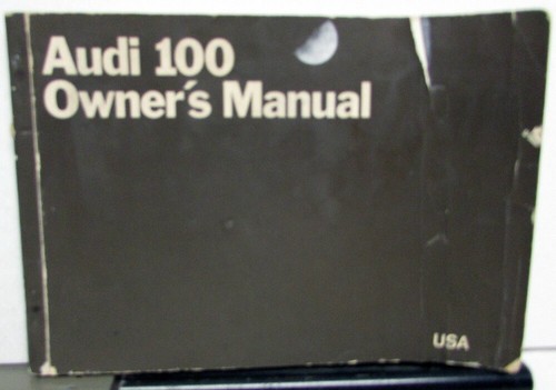 1970 audi 100 owners manual - 1970,