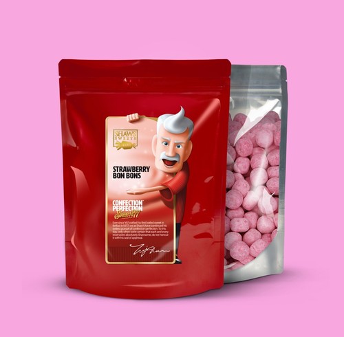 Strawberry bonbons 1kg - strawberry,